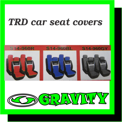 CAR SEAT COVERS CAR ACCESSORIES- GRAVITY AUDIO 0315072463